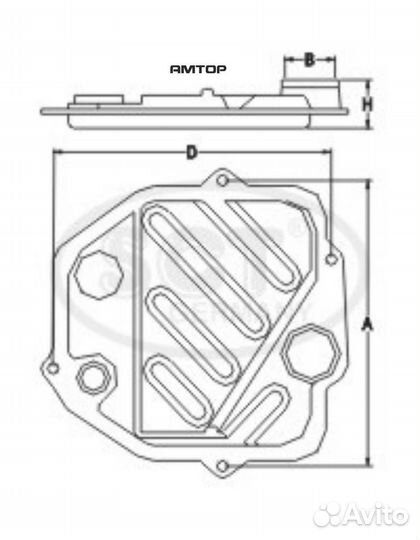 SCT germany SG1015 Фильтр масляный АКПП SCT German