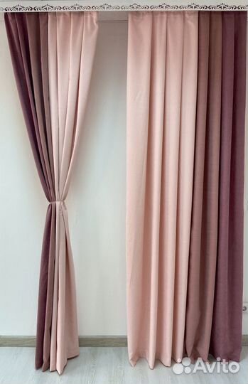 Комплект штор канвас