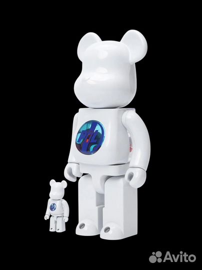 Фигура Bearbrick Pil Chrome 400% 100%