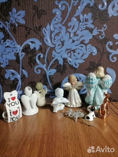 Разные Керамические ангелочки и статуэтки