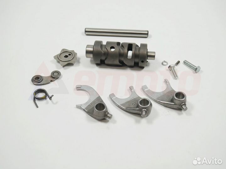 Вал переключения передач (копирный, с вилками) 156