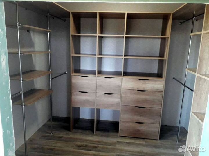 Шкаф гардеробная на заказ в рассрочку
