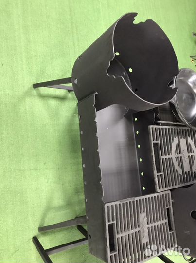 Казан мангал с печкой