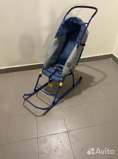 Детские санки с колесами