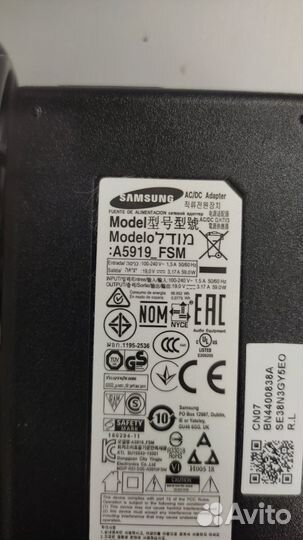 Блок питания для телевизоров Samsung 19V 3.17A