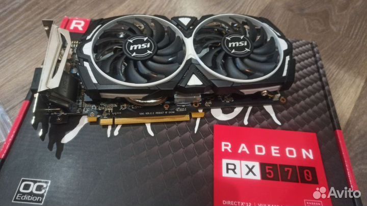Видеокарта Radeon RX 570 Armor 4gb