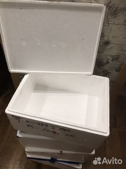 Пенопластовый ящик с крышкой