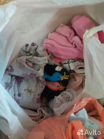 Детские вещи пакетом для девочек 86 92