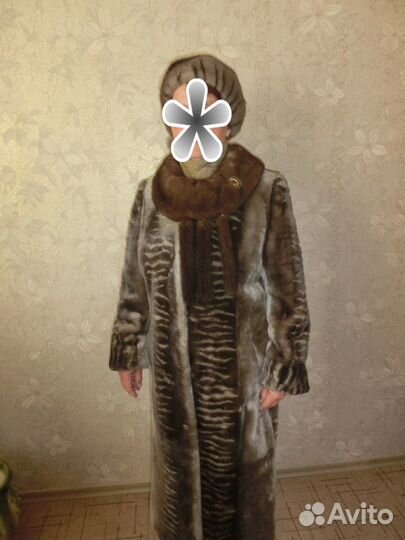 Шуба из мутона