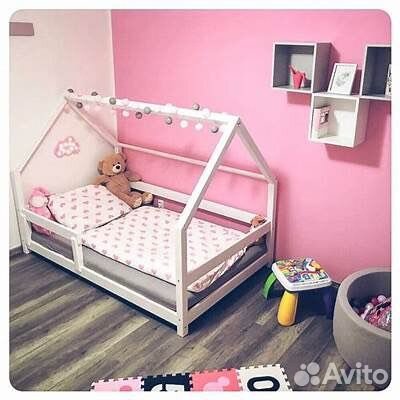 Кроватка-домик Монтессори