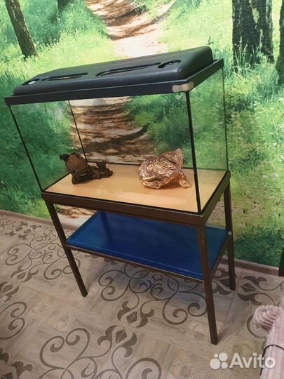 Аквариум 120 литров с тумбой