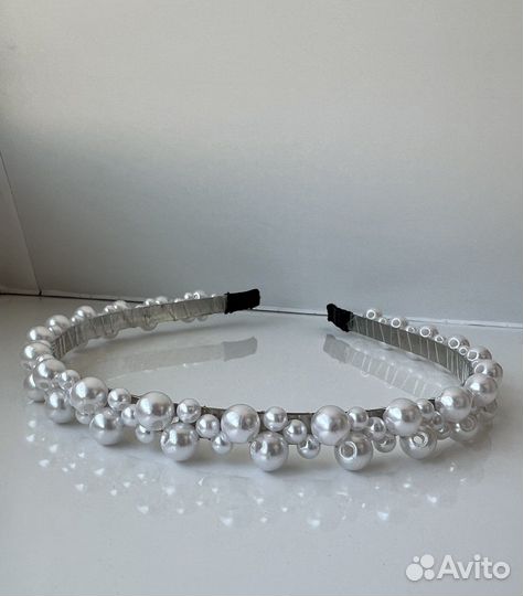 Ободок жемчужный