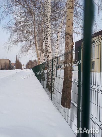 Забор из сварной сетки