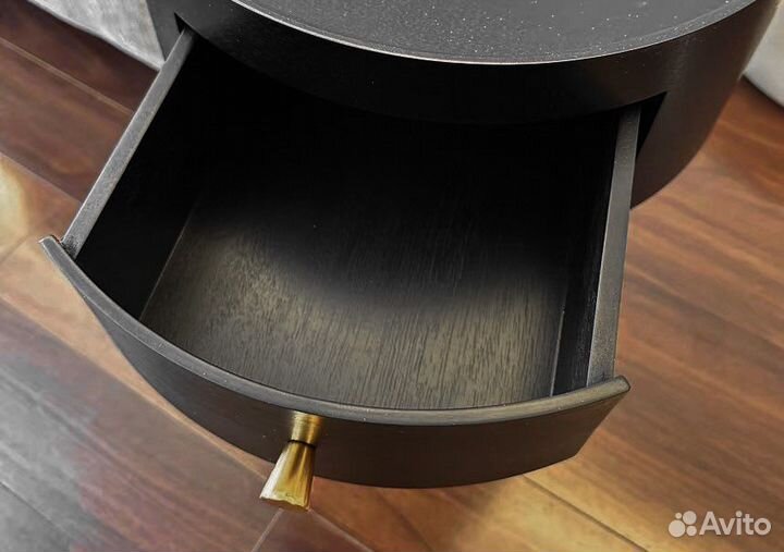 Тумба шпон черная