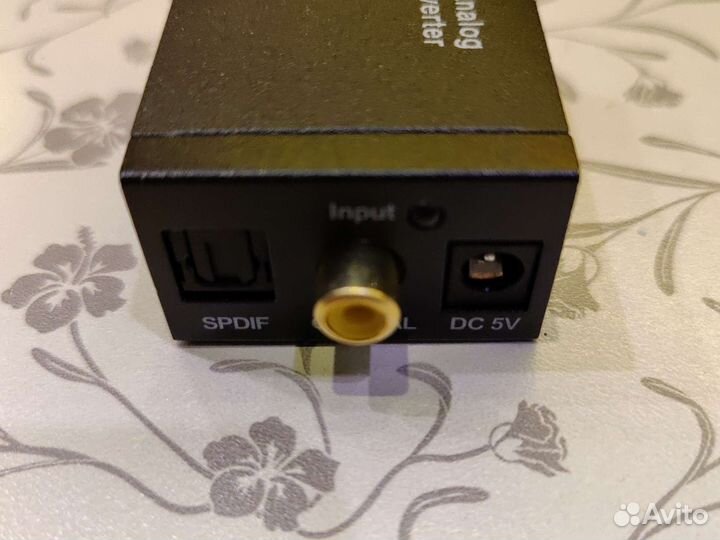 Аудио конвертер оптический