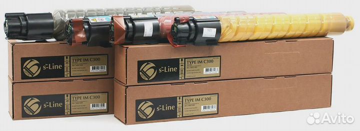 Тонер-картридж Ricoh IM C300 Black, рес. 19300 стр