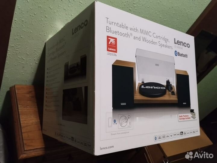 Виниловый проигрыватель пластинок Lenco LS 500 OK