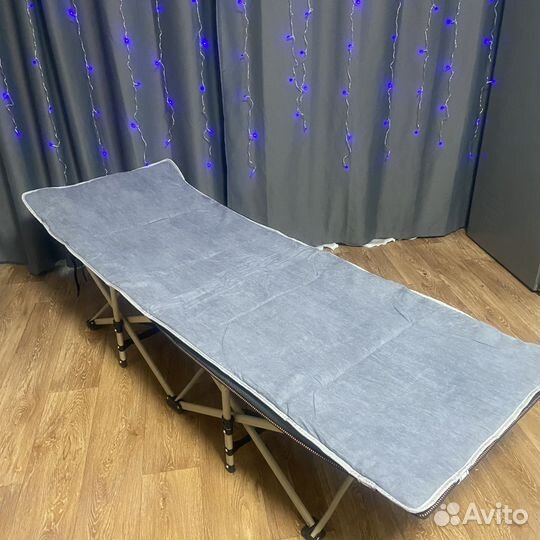 Раскладушка с матрасом, 190х70см. до 200кг