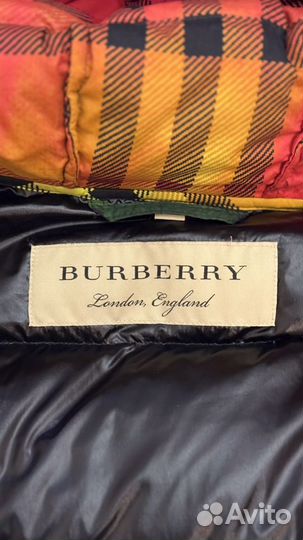 Пуховик burberry