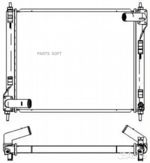 Радиатор охлаждения Ниссан Джук 2010