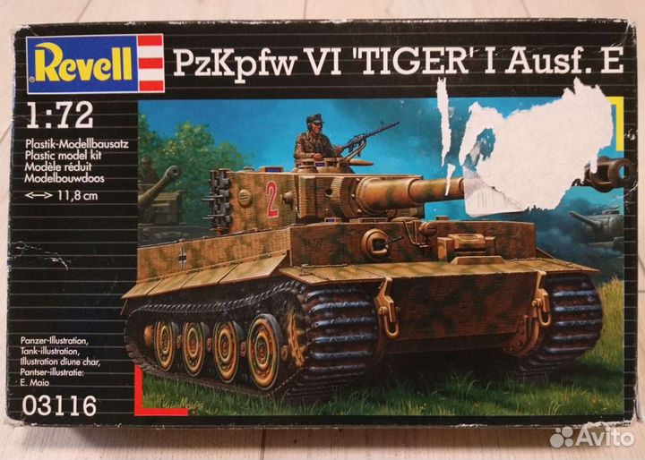 Техника модель танка Revell PzKpfw VI Tiger