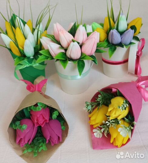 Мыло ручной работы букет