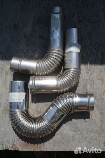 Переходник на коаксиальную трубу 75мм