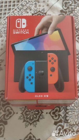 Nintendo switch oled 64 гб с играми