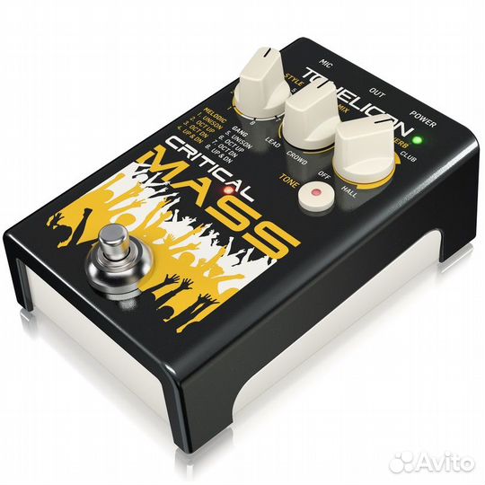 Педаль эффекта TC helicon critical mass