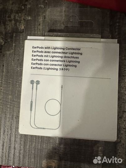 Наушники apple earpods lightning