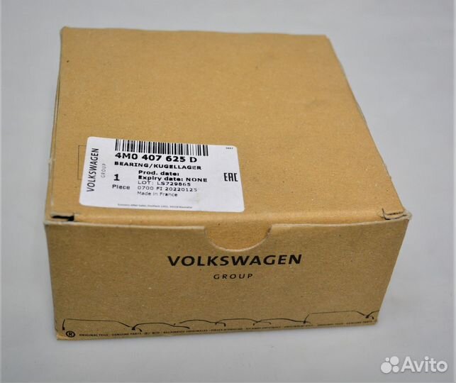 Подшипник ступицы VAG 4M0407625D Оригинал