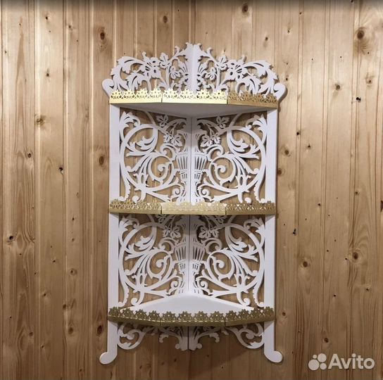 Угловая полка для икон