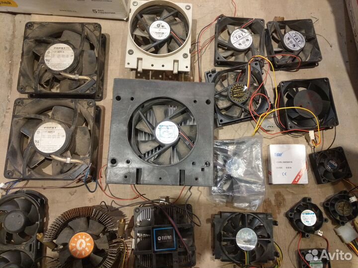 Электро вентиляторы, электромоторы, Куллеры