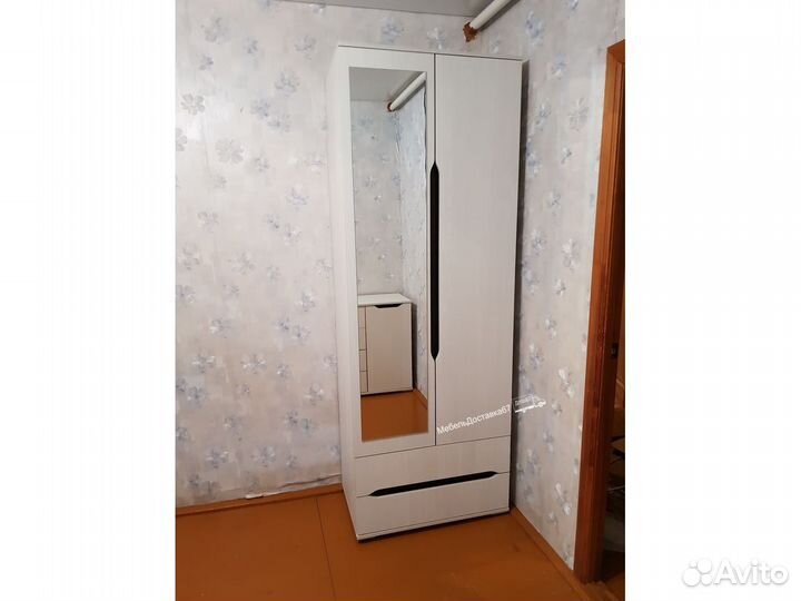 Шкаф (220*80*50) шк 011 с ящиками Валенсия