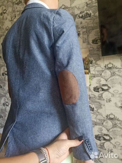 Пиджак на мальчика 140