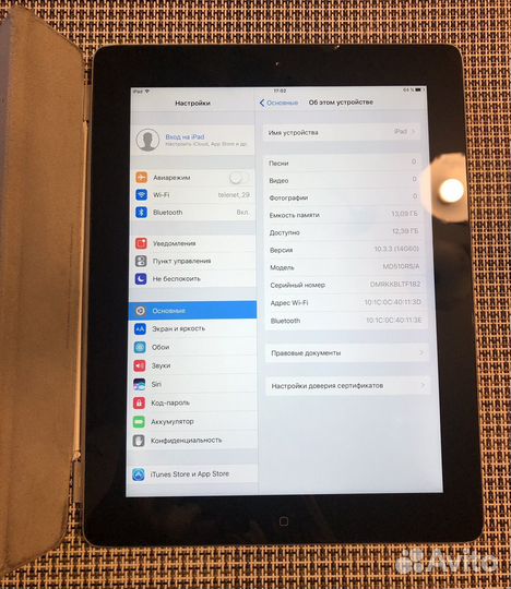 Планшет apple iPad 4 16Gb