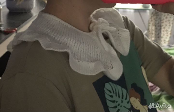 Воротник вязаный