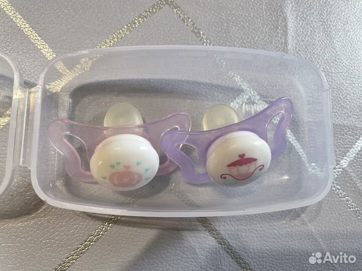 Пустышки/соски Avent, Chicco, Mepsi