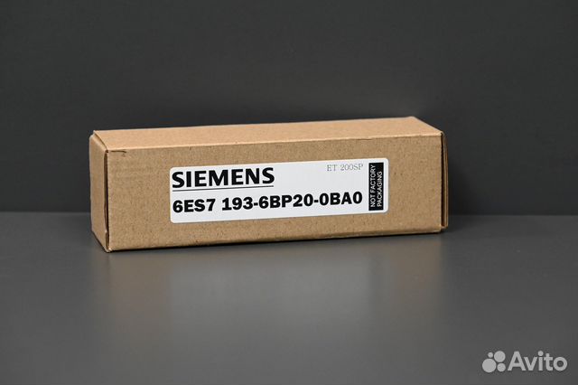 Siemens 6ES7 193-6BP20-0BA0 Блок, новый, 5 шт
