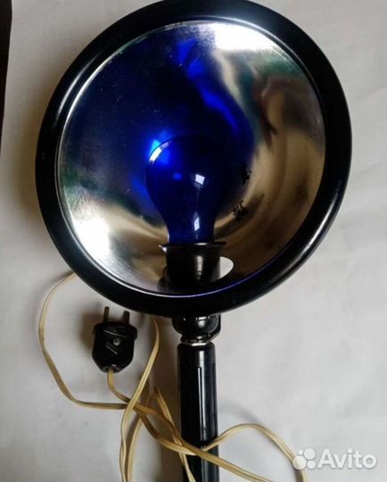 Синяя лампа рефлектор Минина