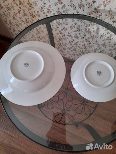 Тарелки новые Мейсенский букет Чехословакия
