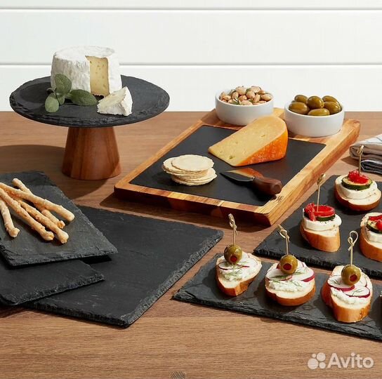 Декоративная сервировочная доска из сланца