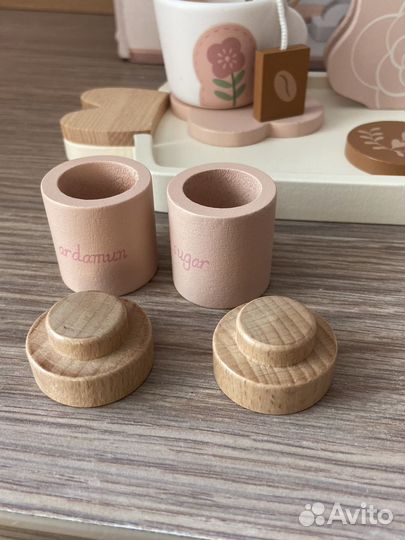 Чайный набор деревянный игрушка