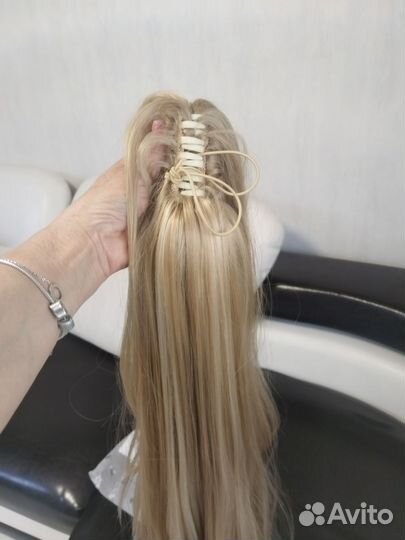 Хвост шиньон на крабе