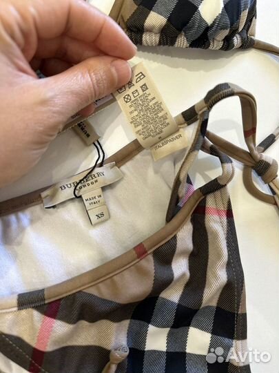 Купальник раздельный burberry оригинал