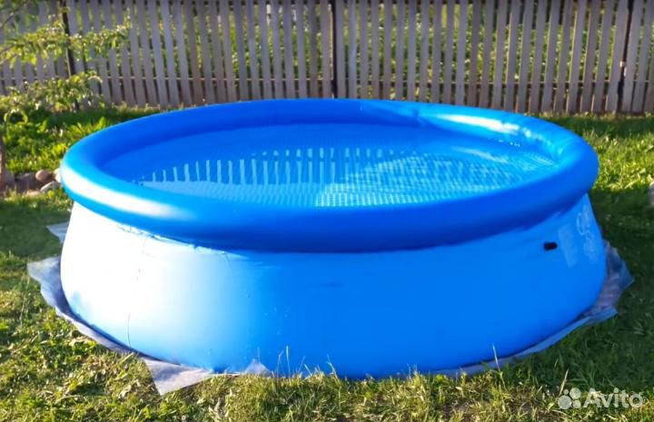 Бассейн надувной Intex 244 x61 см новый