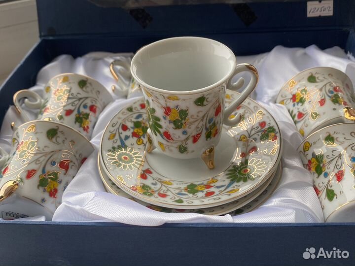 Чашки с блюдцем кофейные