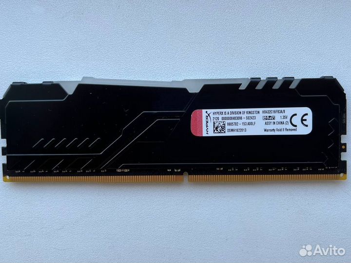 Kingston HyperX Fury (8 Gb) 3200 Mhz