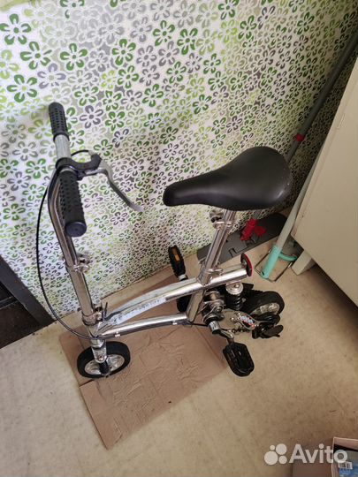 Велосипед детский. Ручн.тормоз и амортизация