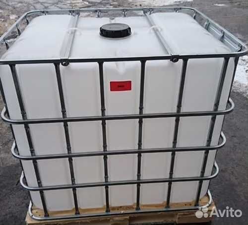 Еврокуб новый для воды на деревянном поддоне